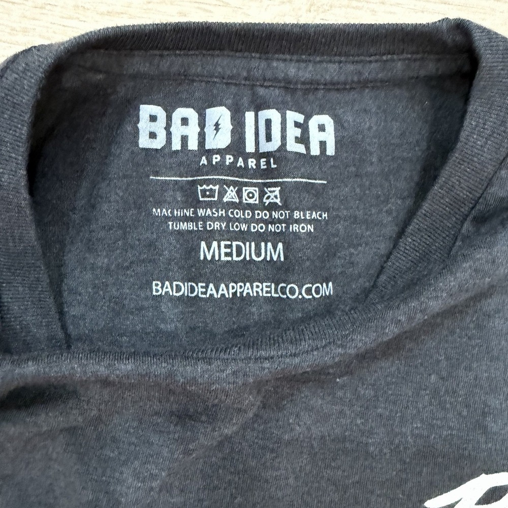 Bad Idea Apparel Logo T-Shirt – Men's Medium - Picture 2 of 6